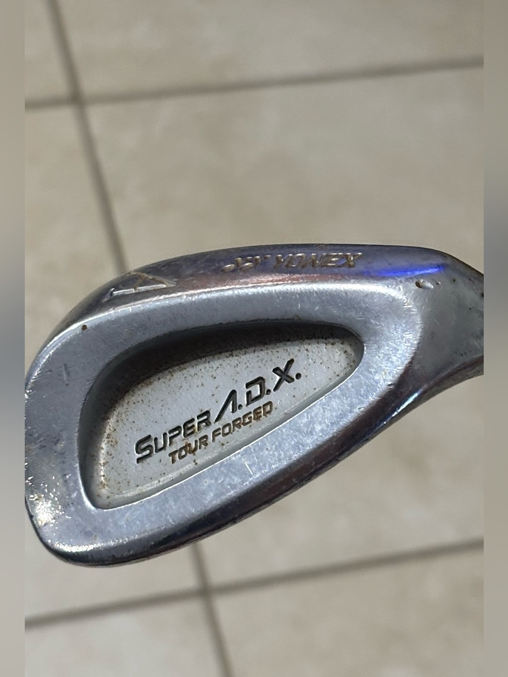 SUPER A.D.X. Tour Forged Men's Golf Iron in Silver